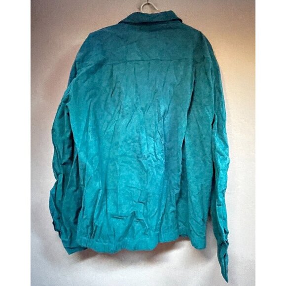 Vintage St. Croix Knits Men Long Sleeve Button Up Shirt Size XL Blue Lightweight - Picture 2 of 8